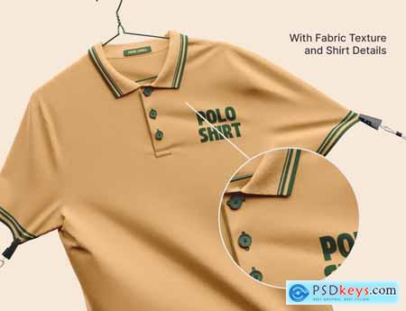 Polo Shirt Streched Mockup