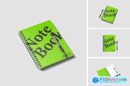 A6 Notebook Mockup