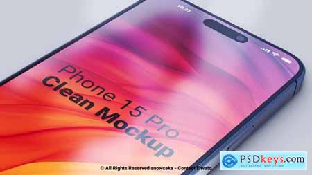 Phone 15 Pro Clean Mockup 54167993