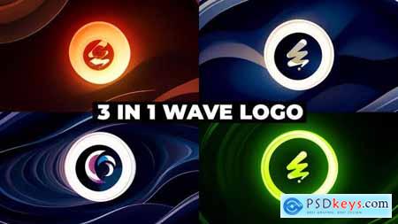 Hand Drawn Waves Logo Reveal 54171836