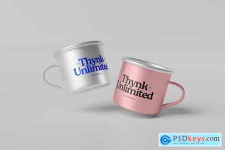 Enamel Mug Mockup