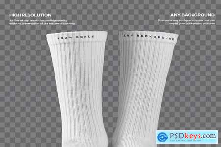 3 Mockups High Socks in the 3D Style