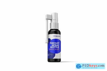 Throat Spray Bottle Mockup