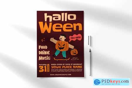 Happy Halloween Flyer Templates EQY6JW6