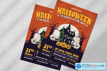 Happy Halloween Flyer Templates VQQBV96