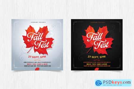 Fall Fest Flyer template