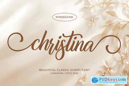 Christina - Christmas Font