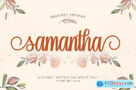 Samantha - Wedding Font