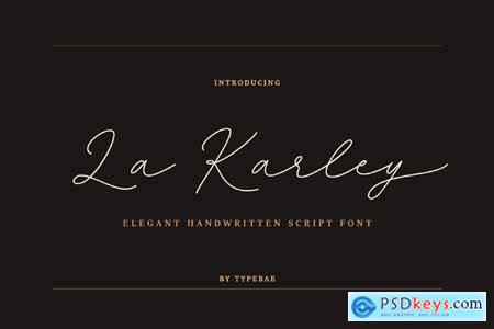 La Karley - Elegant Handwritten Script Font