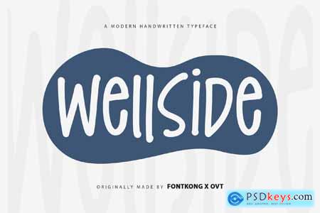 Wellside - A Modern Handwritten Typeface