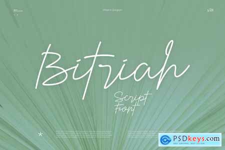 Bitriah Font