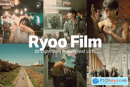 20 Ryoo Film Lightroom Presets and LUTs