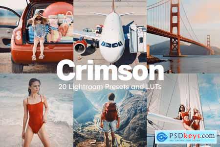 20 Crimson Lightroom Presets and LUTs