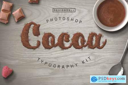 Food Typography Photoshop Actions