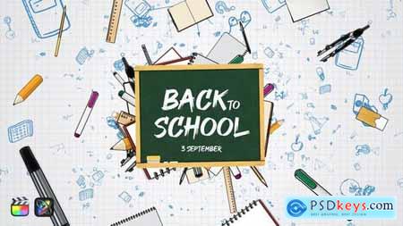 Back To School Logo Reveal FCPX & Apple Motion 53921815