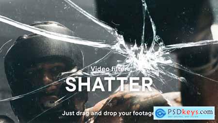 Shattered Glass Video Effect Template 54231369