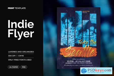 Indie Flyer Poster Template LJ48N4N