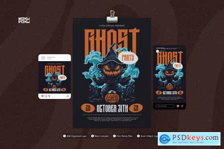 Ghost Party - Flyer Set