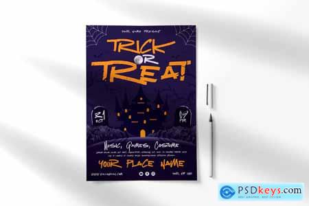 Happy Halloween Flyer Templates G25BLUR