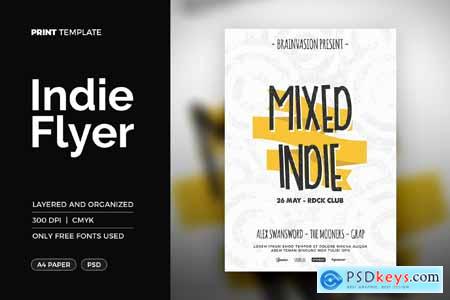 Indie Flyer Poster Template HPHM54C