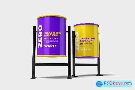 Trash Bin Mockup