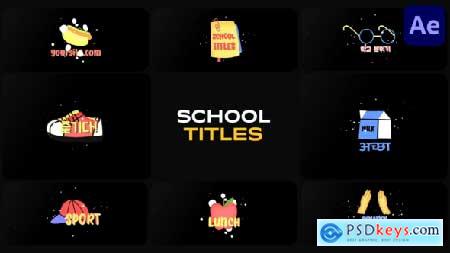 School Titles for After Effects 54249611