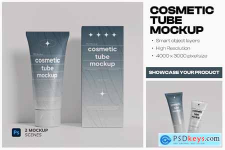 Cosmetic Tube Mockup