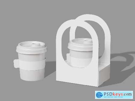 Coffee Cup Holder Mockup