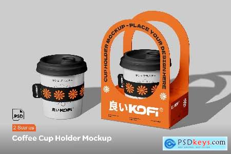 Coffee Cup Holder Mockup