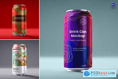 Drink Can Mockup