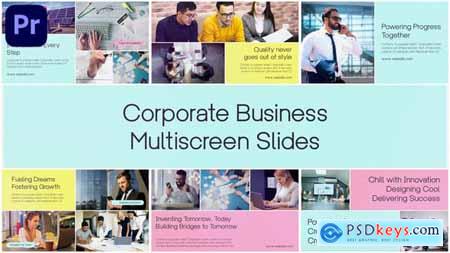 Minimal Multiscreen Corporate Business Slideshow MOGRT 54245583