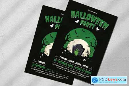 Happy Halloween Flyer Templates B9X6MKV