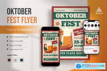 Oktober Fest Flyer