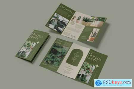 House Plant Shop Trifold Brochure