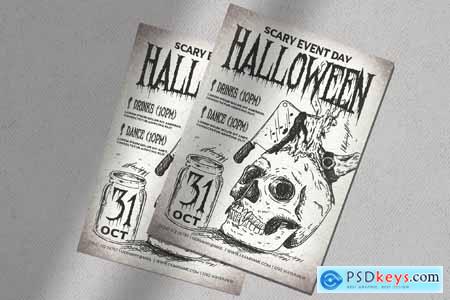 Happy Halloween Flyer DXUSCBP