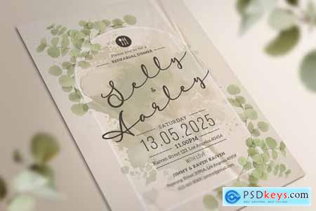 Eucalyptus Dinner Invitation