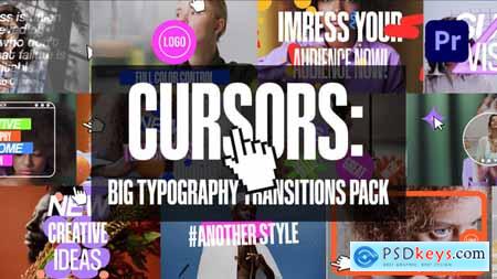 Cursors Big Typography Transitions Pack 54285505