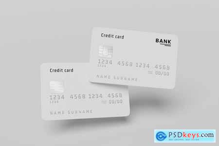 Credit Card Display Mockup