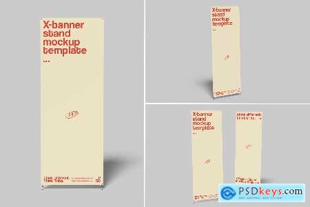 X Banner Stand Mockup 002