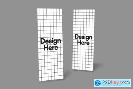 X Banner Stand Mockup 002