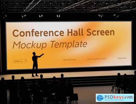 Conference Hall Screen Mockup