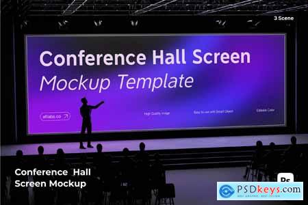 Conference Hall Screen Mockup