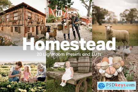 20 Homestead Lightroom Presets and LUTs