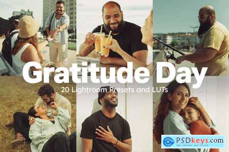 Gratitude Day Lightroom Presets and LUTs