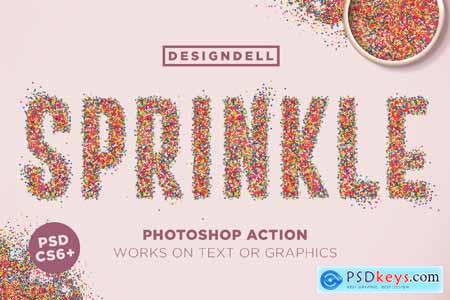 Sprinkle Photoshop Action