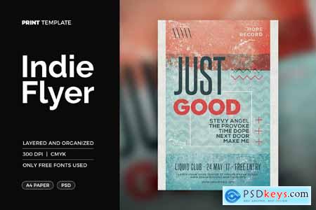 Indie Flyer Poster Template