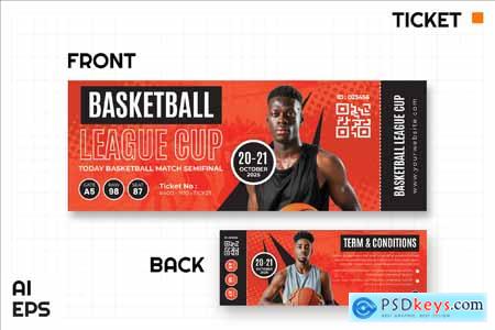 Basketball League Cup Ticket