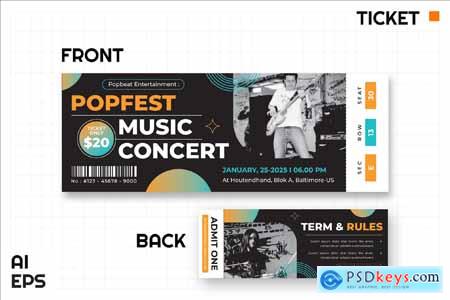 Popfest Bauhaus Music Concert Ticket