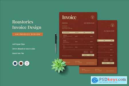 Roastories - Invoice Template