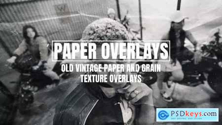 Old Vintage Paper And Texture Overlays 54347011